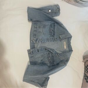 GRLFRND denim cropped jean jacked